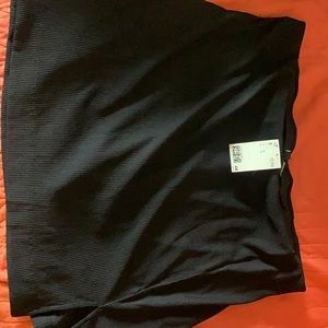 Plus Size Ribbed Skirt